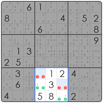 sudoku swordfish pattern